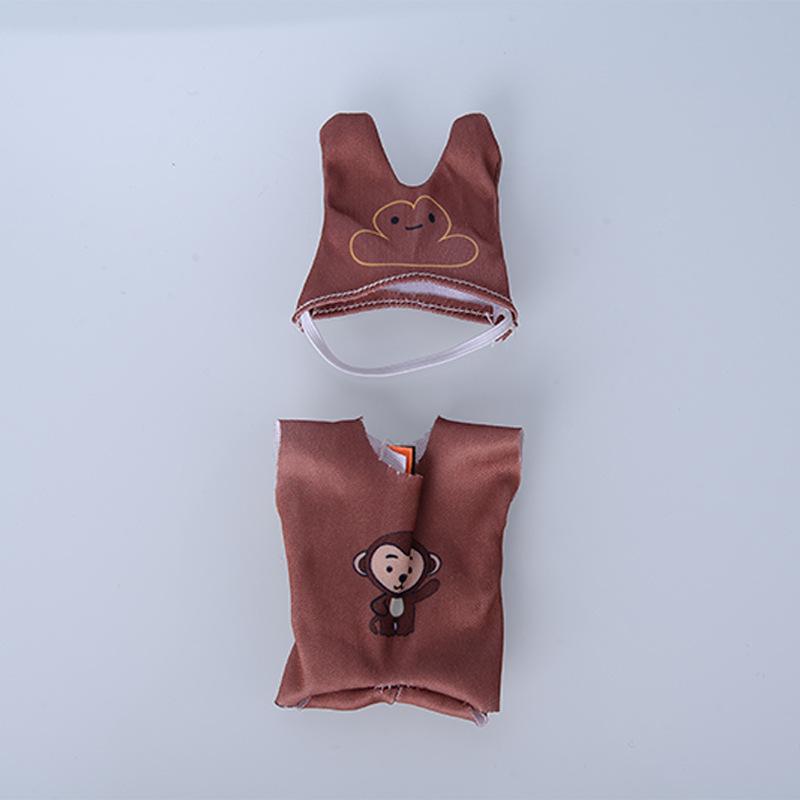 Vinyl Soft Rubber Baby Doll with Clothes - Mini Simulation Toy Doll