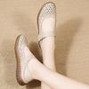 Summer Women's Sandals Mary Jane Beach Breathable Flat Shoes Closed Toe Casual Soft Sandals for Girl Plus Size