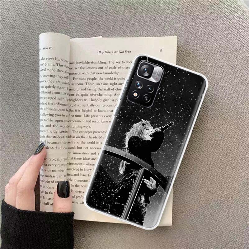 Mylene Farmer Phone Case For Redmi Note 13 12 Pro Plus 14 15 Pro 5G 11 11T 11E 11S 10 Pro 10S 9 9S Cover Cell Clear TPU Capa Cas