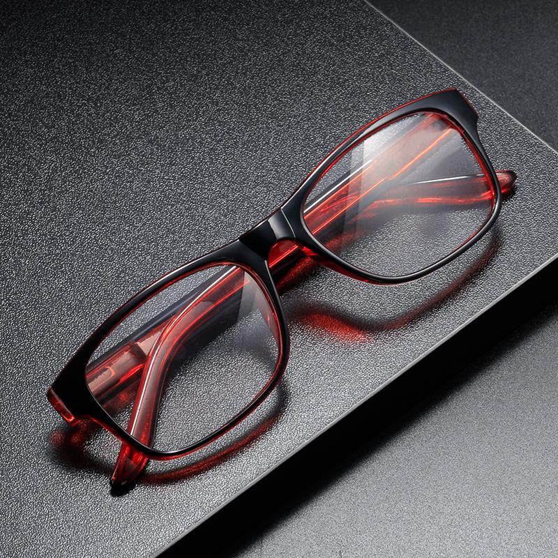 Fashion Anti-Blue Light Eye Protection Flat Mirror For Men And Women, Comfortable Spring Legs Can Be Equipped With Degree Flat Mirror