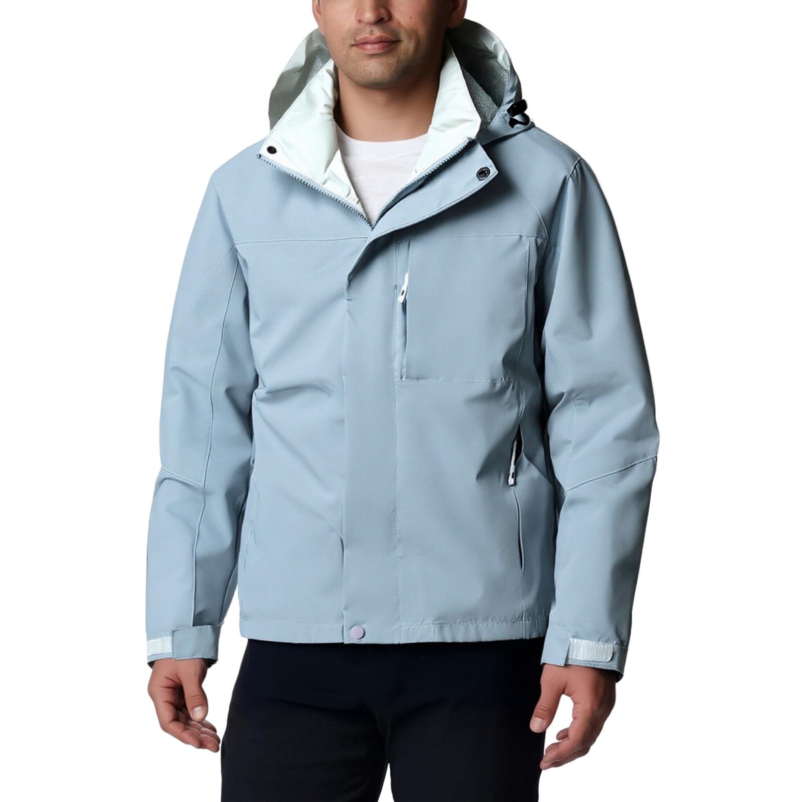

Men s And Women s Casual Solid-color Outdoor Sports Jackets, Men s Hooded Windbreakers XXXL