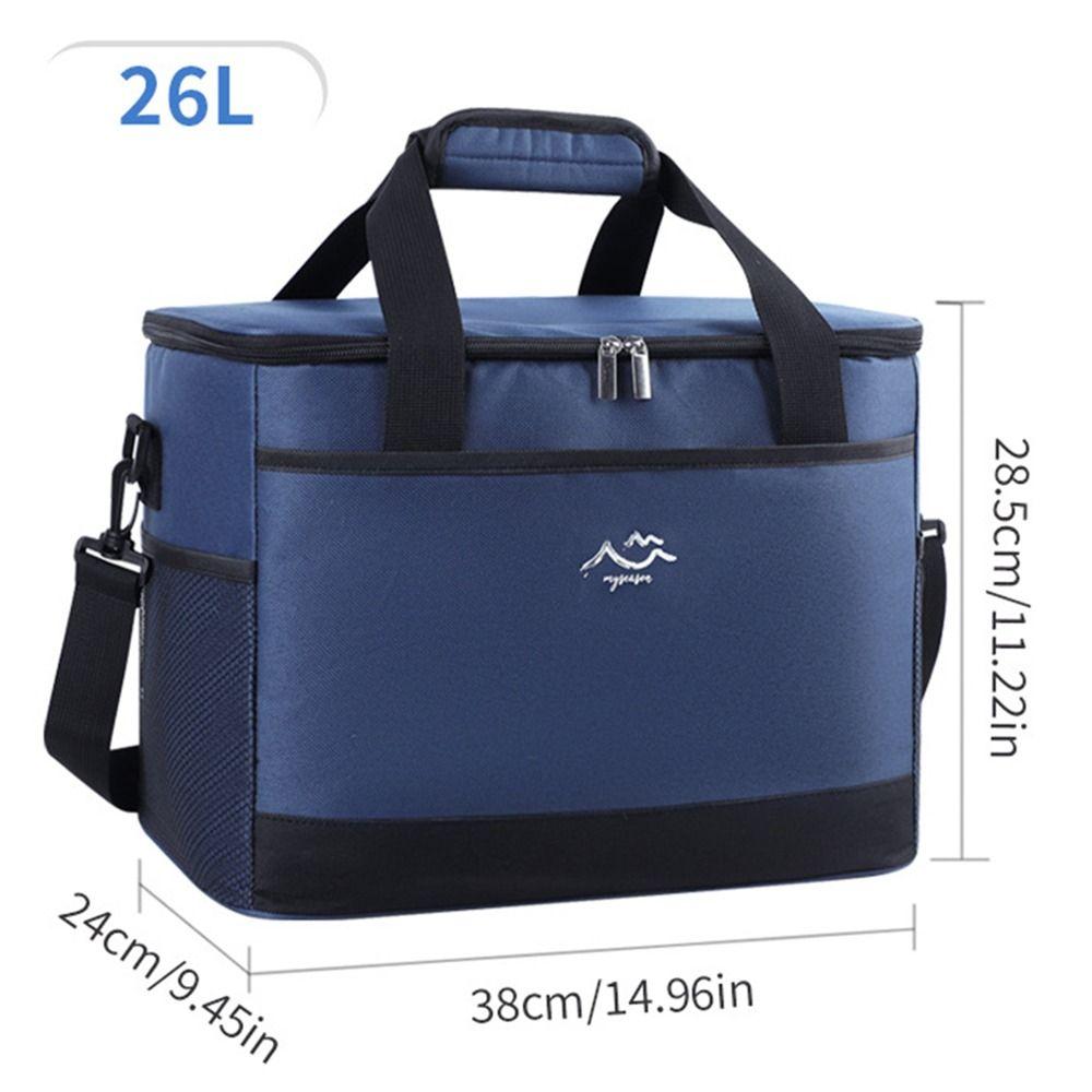 Waterproof Picnic Bag Large Capacity Insulated Tote Bag Food Storage Cooler Bag  Food Delivery
