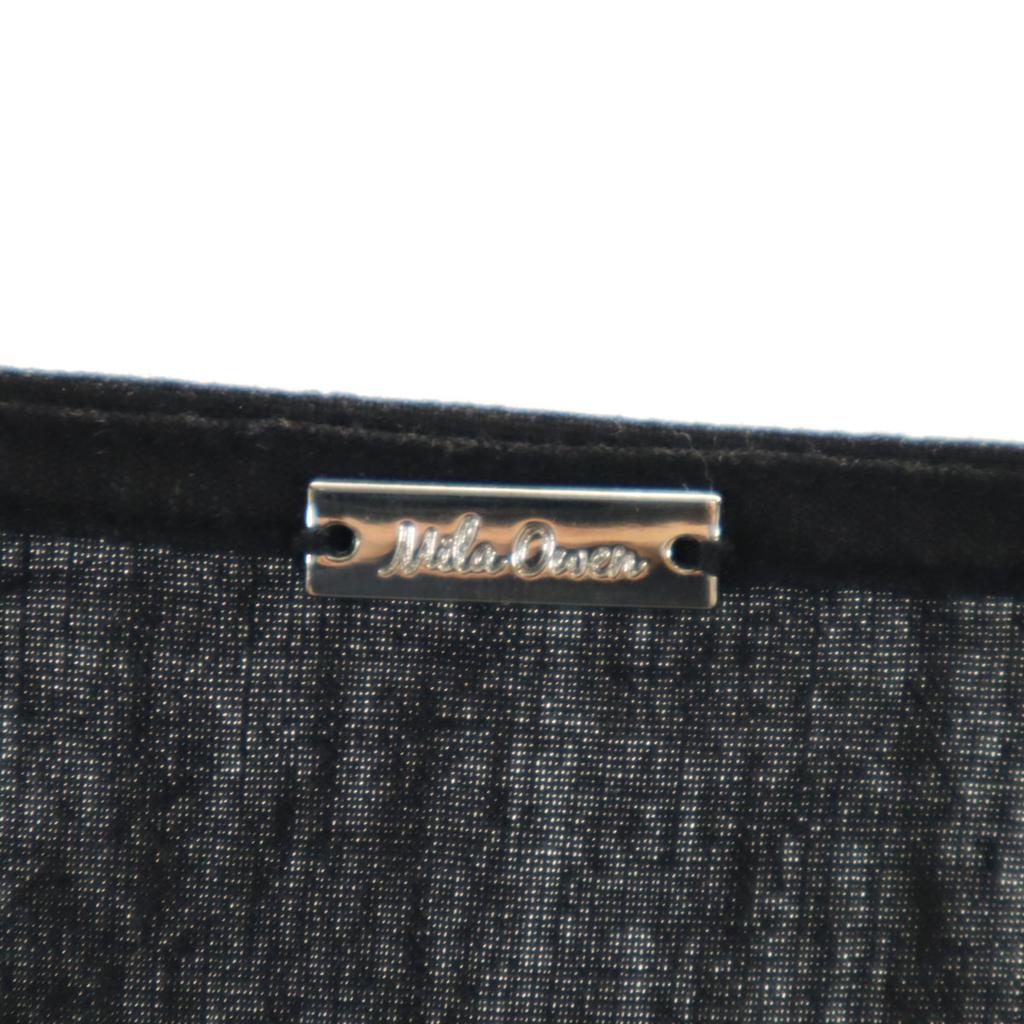 Mila Owen Linen Blend 7 minutes sleeve V neck one piece 0 black Women Used