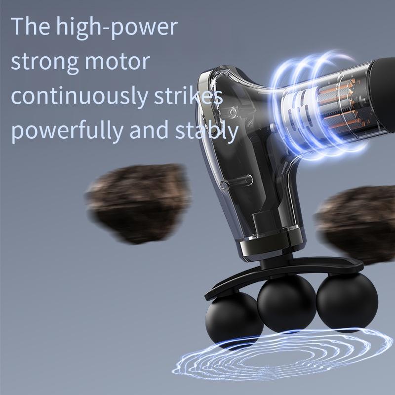 Xiaomi Smart Electric Fascia Gun Rechargeable Handle Bent Long Handle Muscle Relaxation Massager Home Back Muscle Relief Christmas Gift