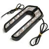 Daytime Running 12V 6 LED Lights L Shaped Driving Lamp Daytime Running Fog Light Waterproof Car LED Lamp Replacement