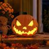 Warm Glowing Pumpkin Lantern Battery Powered LED Pumpkin Halloween Lamp  Party Goers