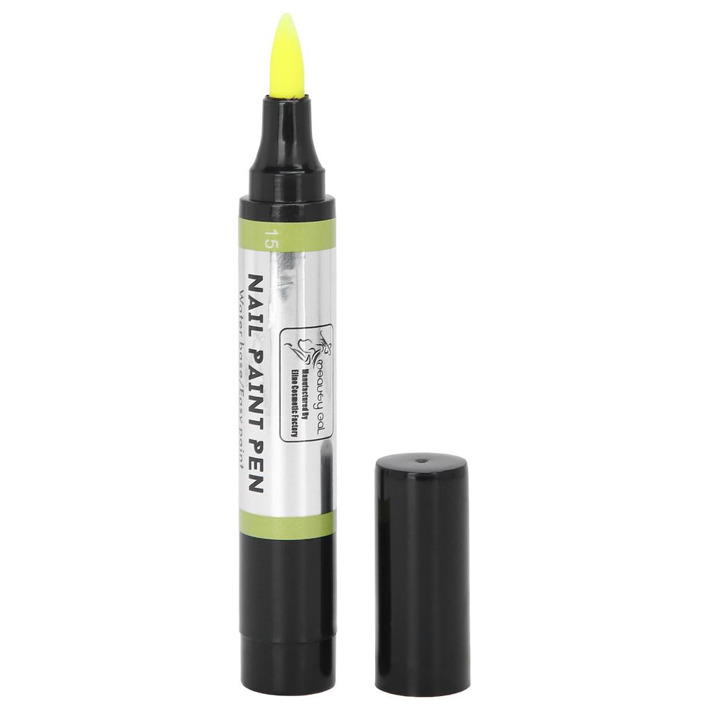 Women Girls DIY Nail Polish Markers Pen No Need Base Top Coat Nail Gel Pen Nail Art Pen15