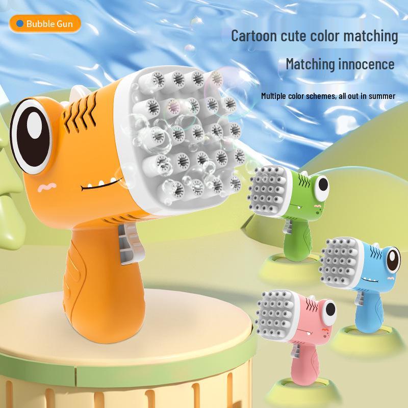 Pistol cu Bule Dinozaur pentru Copii - Semi-Automat, Etanș, Jucărie Portabilă