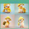 Cartoon Gelbe Ente Mit Hut Autoanhänger Mit Acryl Flache Oberfläche Design Für Auto Innenraum Dekoration