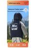 2025 New Boys' Thickened Hooded Cotton Jacket - European Winter Style with Contrasting Colors for Toddlers and Children