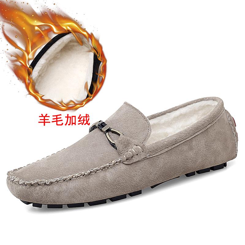 Large Size 38-47 Penny Loafers Men Male Boat Shoes Man Moccasins Suede Leather Flats Summer High Quality Men Casual Shoes