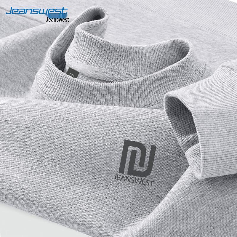 Jeanswest Men's Loose Fit Pullover Sweatshirt with JSWL Graphic