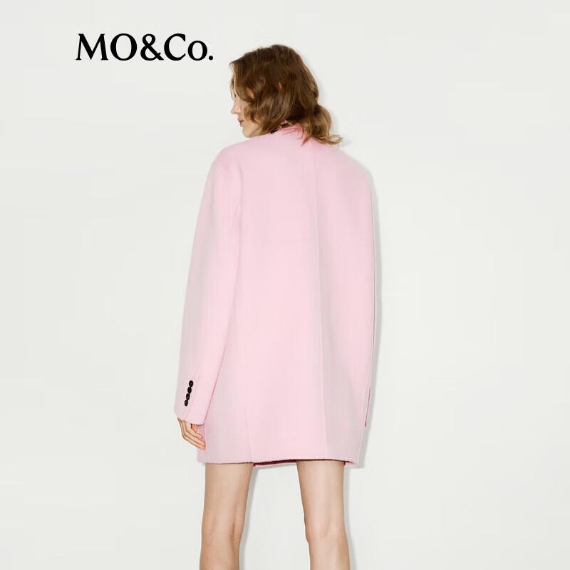 MO&Co. Merino Wool & Camel Blend Oversized Mid-Length Coat