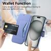 For iPhone 17 Pro Max Case Compatible with MagSafe Detachable Leather Phone Cover with Lens Film