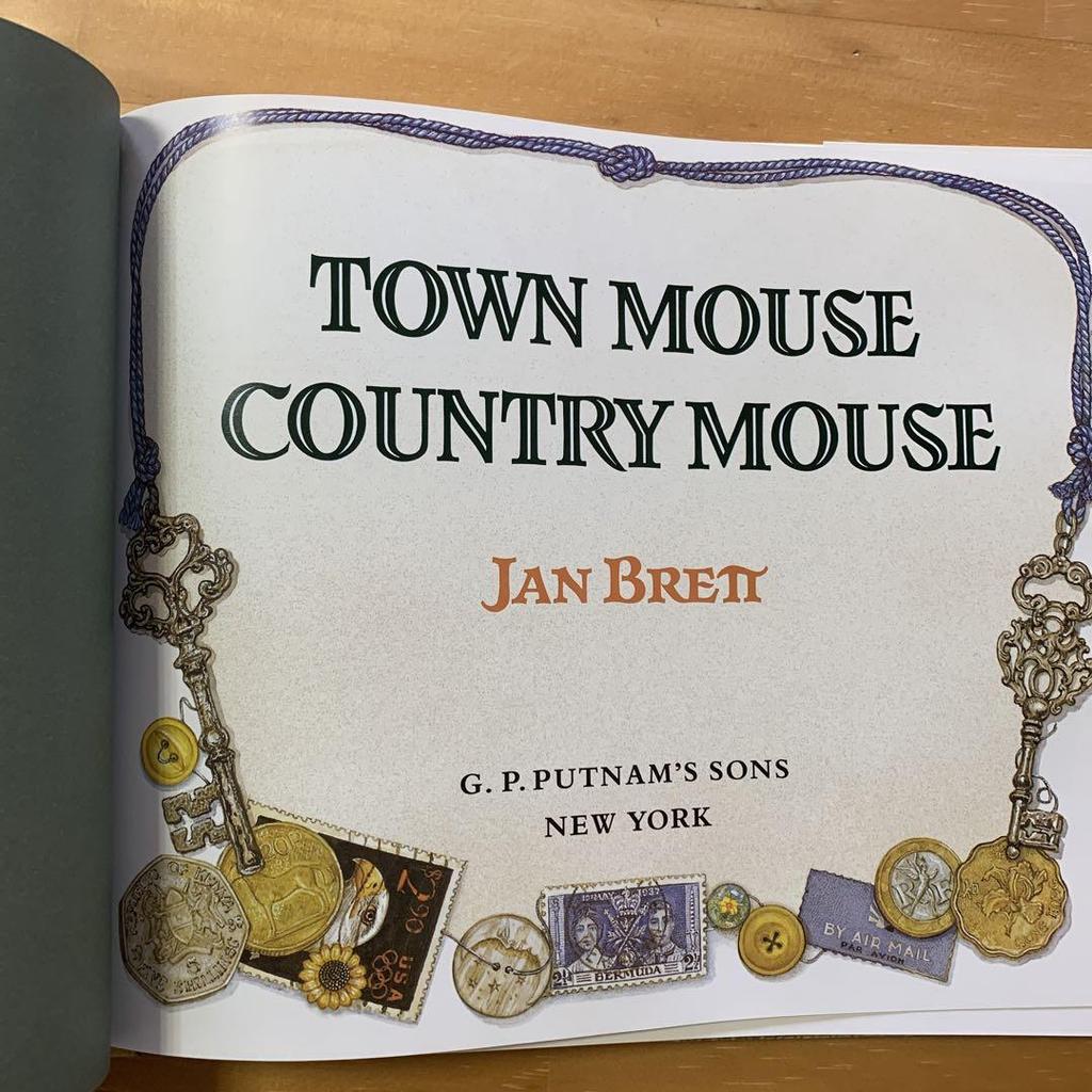 [USED] Jan Brett Town Mouse Country Mouse