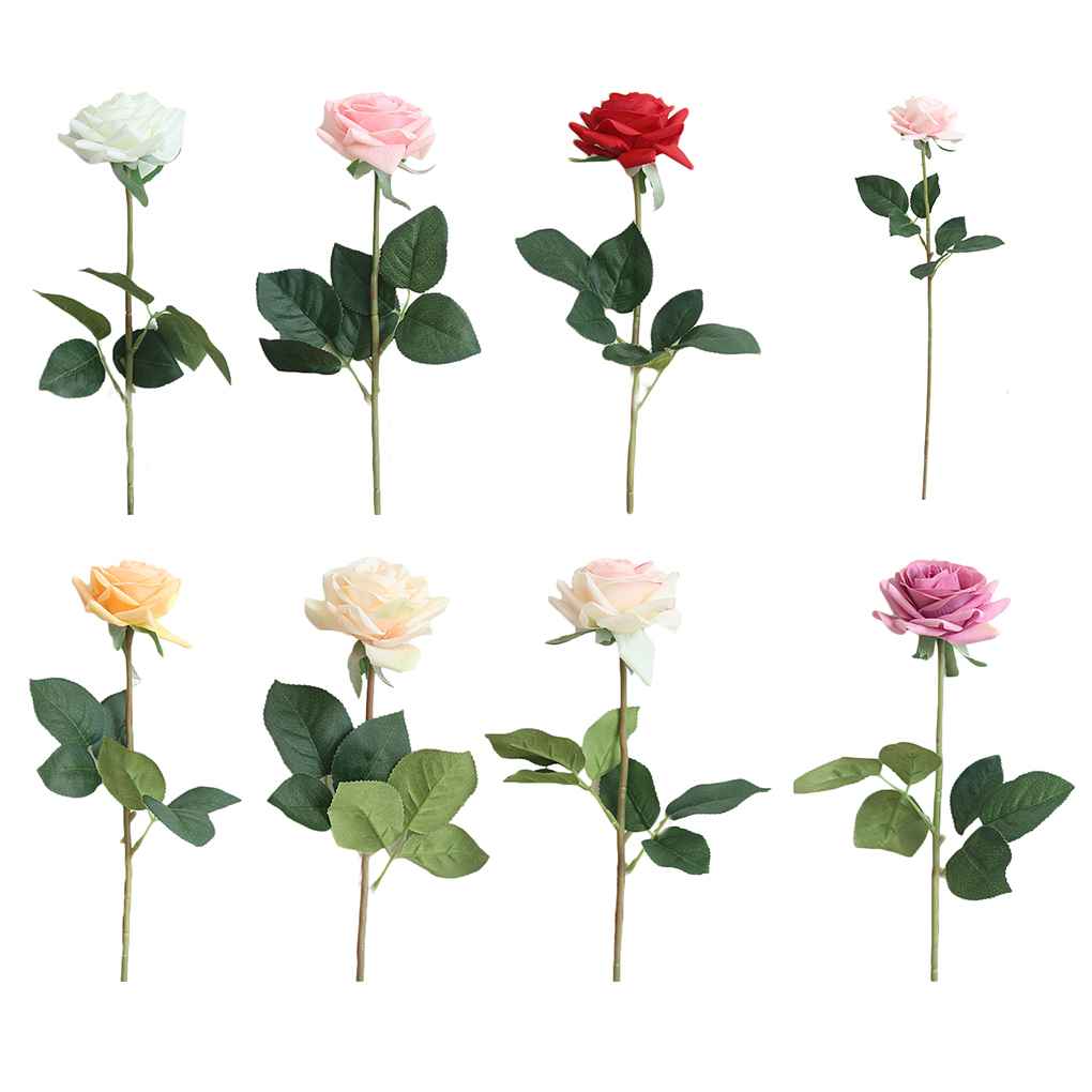 Rustic Retro Tea Rose Wedding Home Decor Flower Artificial Flowers