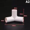 Heavy Duty PVC Pipe Coupler 20/25/32/40/50mm 3/4/5/6 Way 3D Connectors for Agricultural Irrigation DIY Pipe Rack Plumbing Repairs