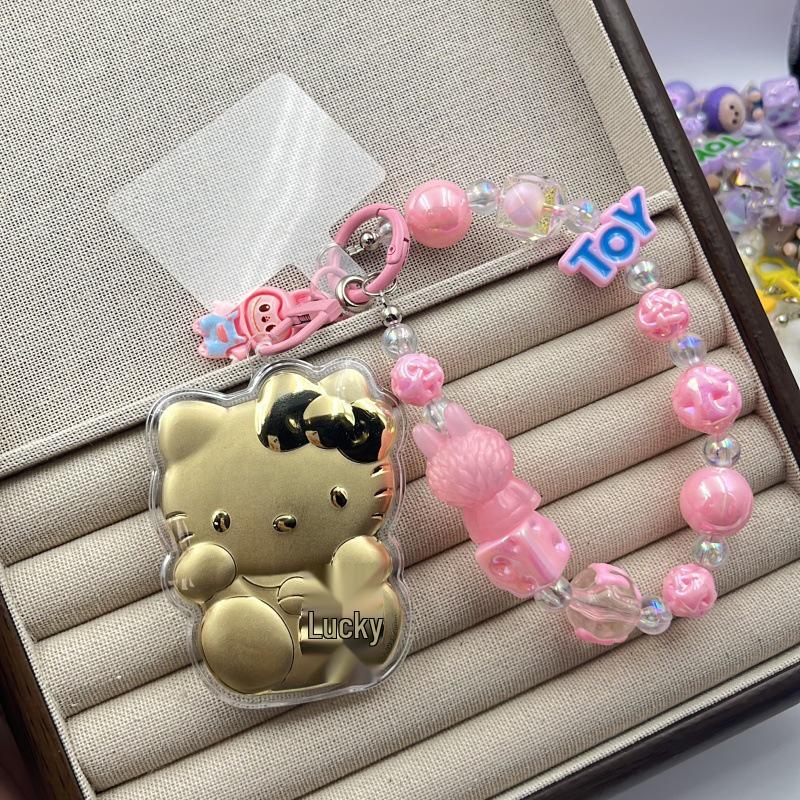 20mg Pure Gold Wealth-Attracting Cat Pendant Keychain - Gold Gift for Girlfriend