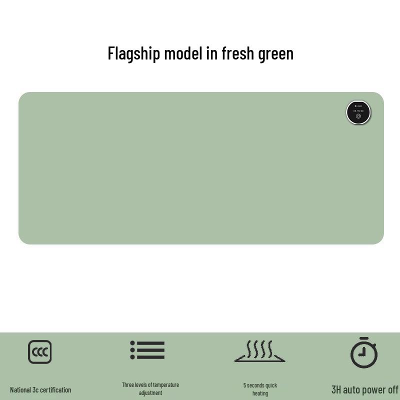 Heated Extra-Large Mouse Pad with Hand Warmer - Office & Student Desk Accessory