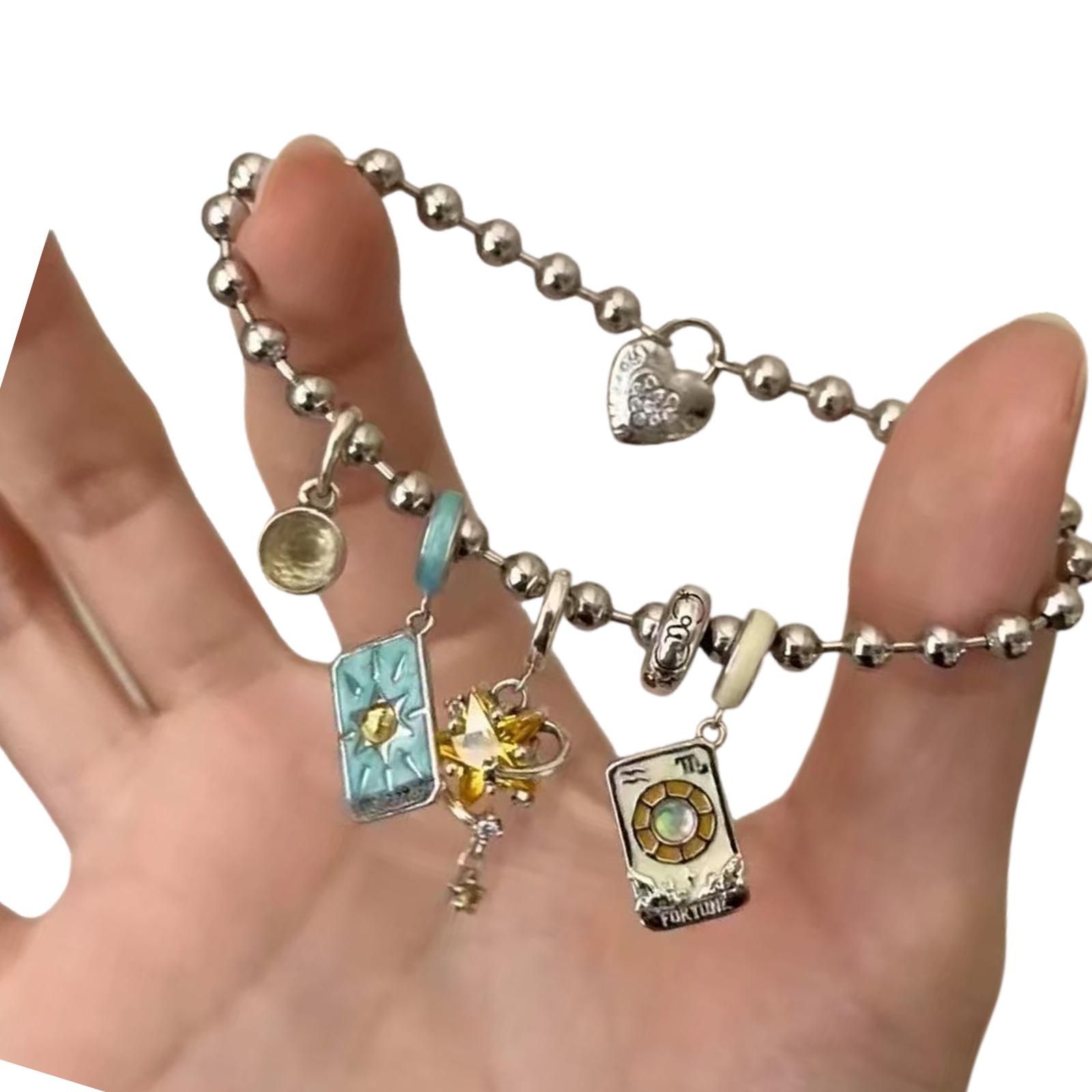 

Винтажный браслет с подвесками «Небесные тела» с состаренной отделкой, удобная бижутерия из сплава для дней рождения, особых случаев