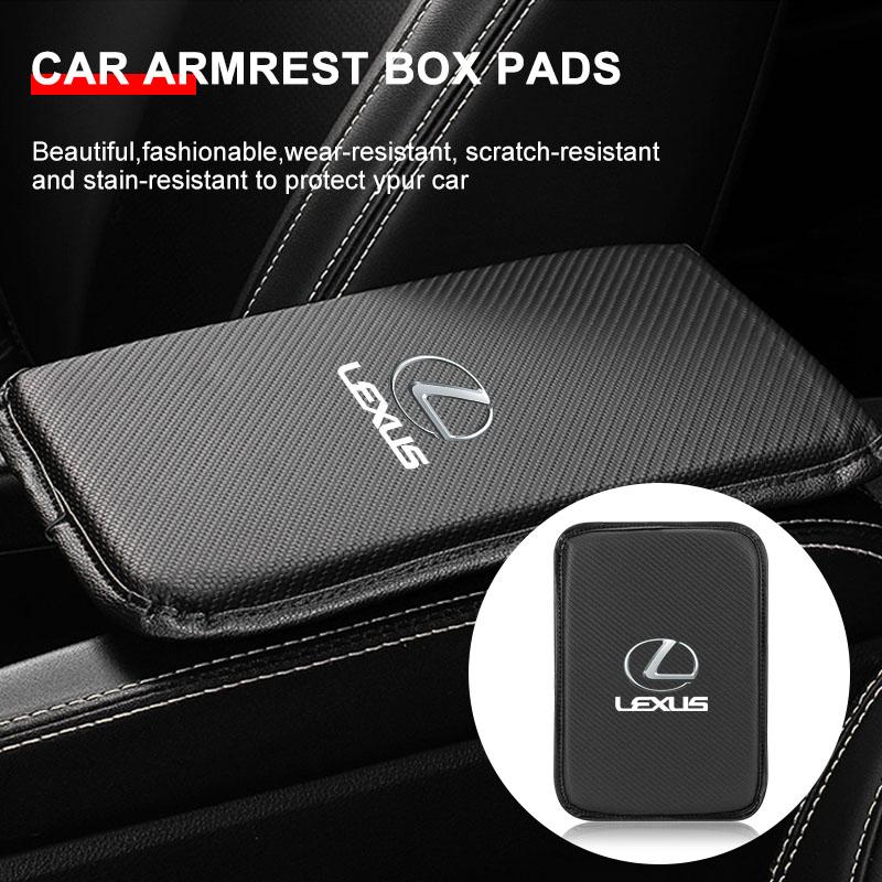 Car Armrest Box Pad Protection Elbow Rest Cushion Console Cover For Lexus IS250 IS200 CT200h GS300 LS430 RX450h LX570 IS300 ES RX LS