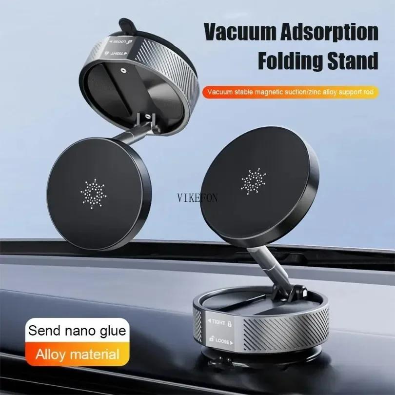 Vakuový magnetický držák na telefon do auta s přísavkou, 360° rotace pro Magsafe iPhone 16 15 14 13 12, elektrický vakuový skládací otočný stojan