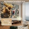 New TP350 Netflix Certification Projector 4K Android 13 Native Wifi6 BT5.2 1080P 650ANSI Portable Projector Auto Keystone Correction
