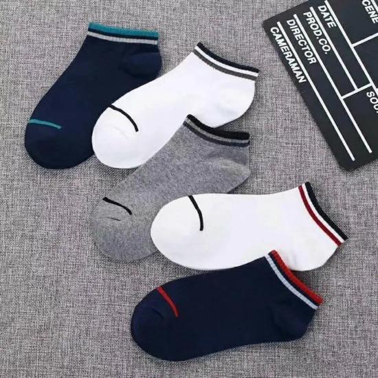 5 Pairs 10 Pairs Cotton Letters Comfortable Breathable Men Ankle Sock Summer Hip Hop Harajuku Hipster Socks Men Funny Sock