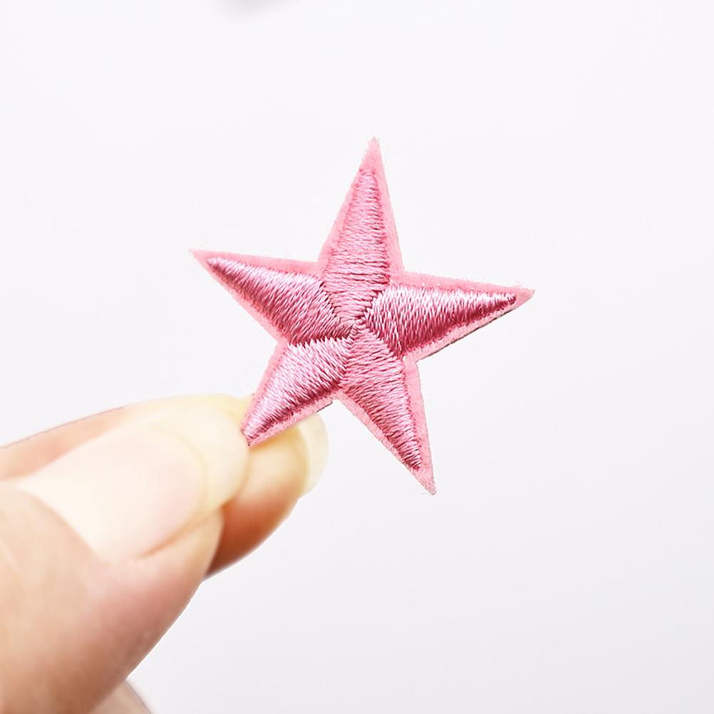 Repair Clothing Patch 10 Pcs Little Star Embroidered Iron On Patches Sew On Fabric Applique DIY Clothes Decoration