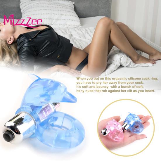 Mizz Zee Cock Universal Vibrating Ring Wireless Flirt Lock Delay Ejaculation Ring
