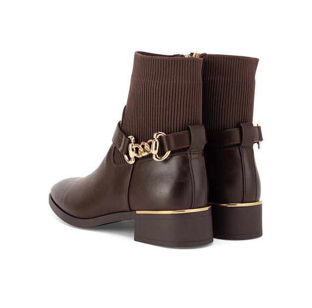 Jenny Fairy HY25653-2 Brown Ankle Boots