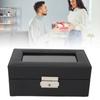 Black Watch Box Carbon Fiber Watch Display Elegant Watch Organizer  Jewelry Display
