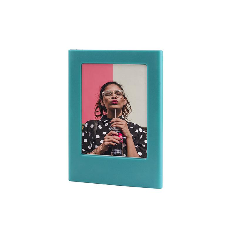 1Pack 3 Inches Blank Photo Frame Acrylic Refrigerator Magnetic Frame Mini Magnetic Refrigerator Photo Picture Frames Display Frame