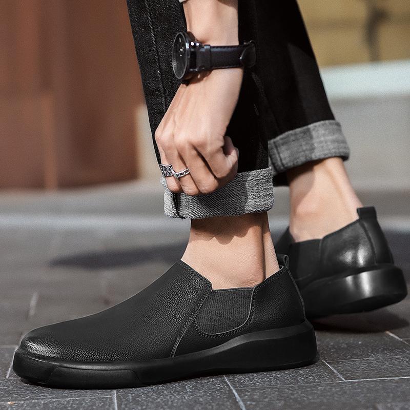 Vysoce kvalitní pánské boty z pravé kůže Pohodlné nazouváky Pánské mokasíny Výprodej Pánské Řidičské boty Běžná obuv 38 -47