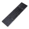 Fold   Keyboard Rechargeable Full Size Keys Folding Wireless Keyboard with Touchpad Multi Device Sync for Laptop PC Tablets