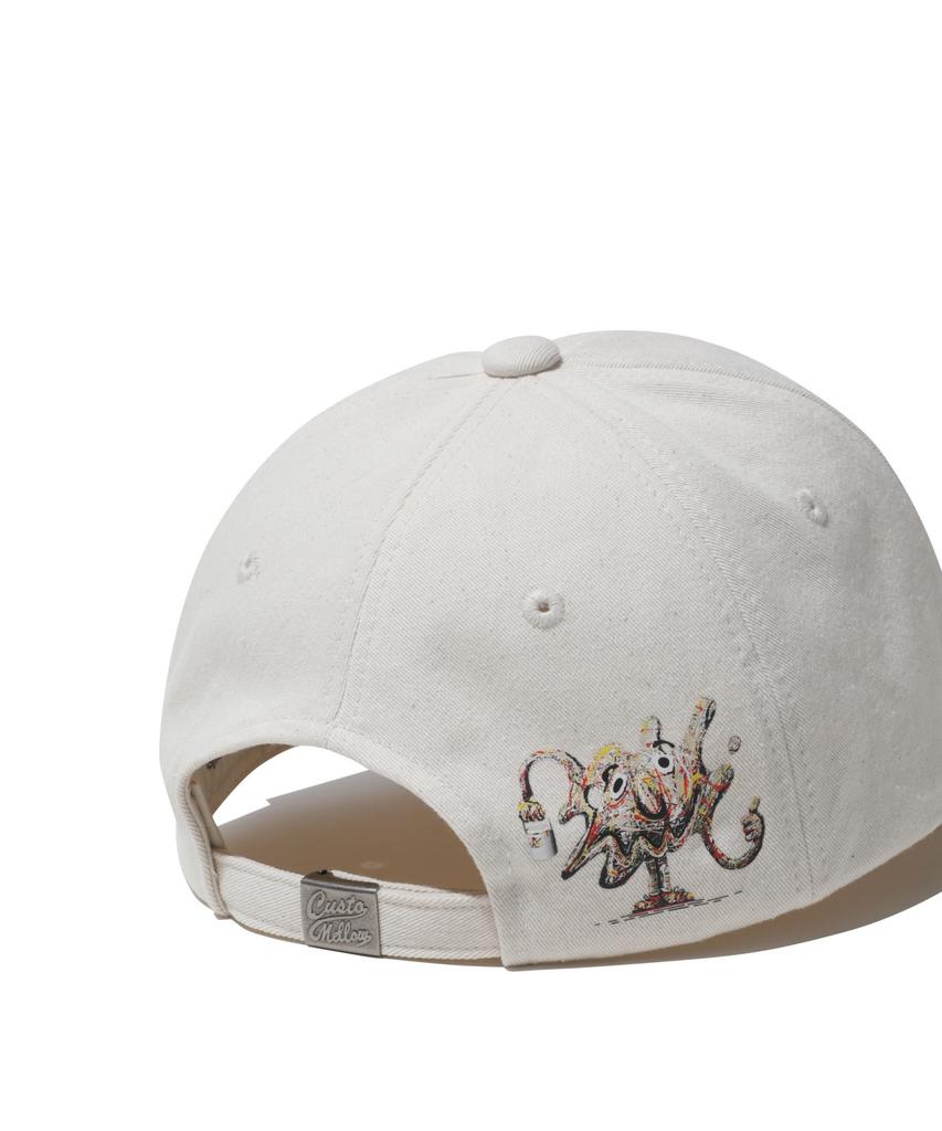 Keoseuuteommellou Ivory Embroidery Graphic Cap Carax25481Ivx
