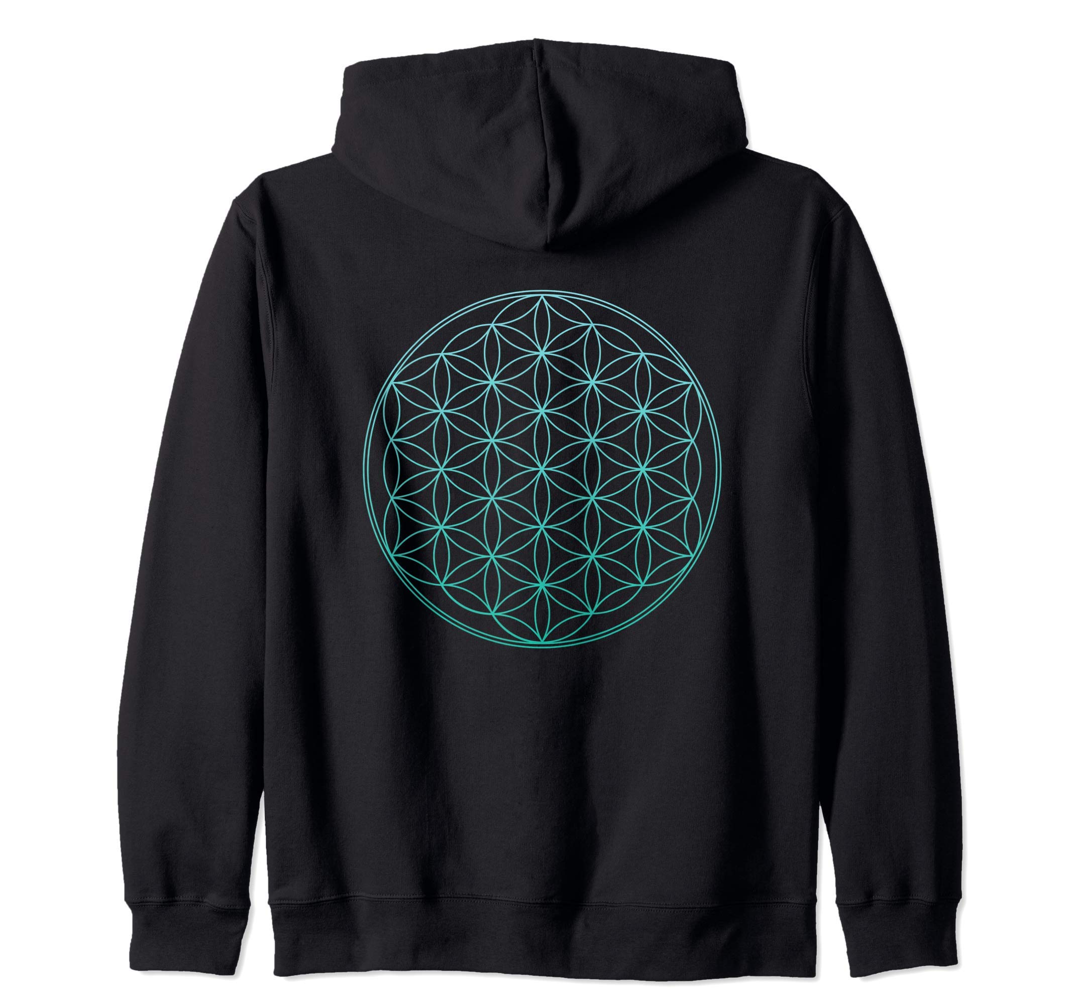 Flower of Life Sacred Geometry Zip Hoodie