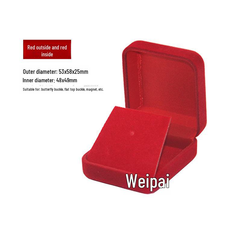 

Подарочная коробка из бархатной броши с индивидуальным логотипом для хранения медалей