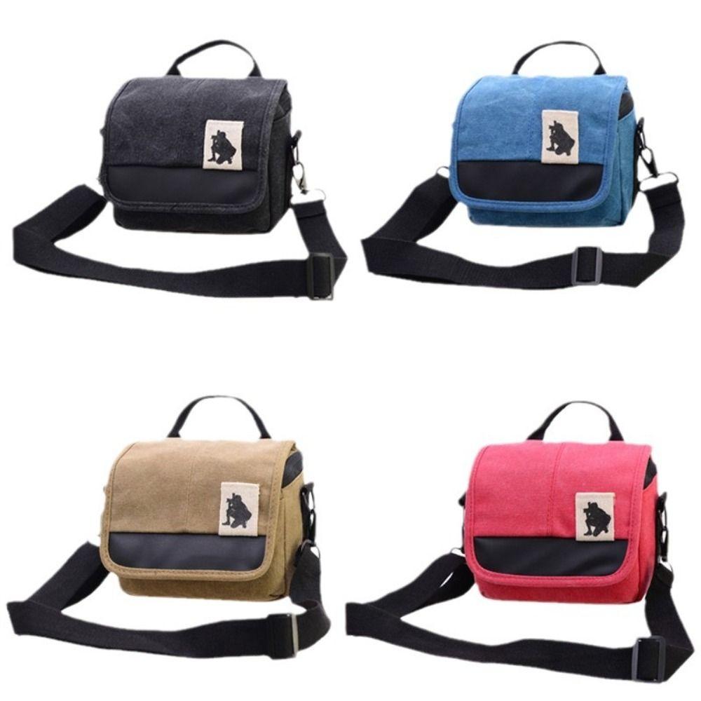 Waterproof Storage Pouch Canvas Digital Shoulder Pouch Multi-Functional Camera Video Bag  Outdoor