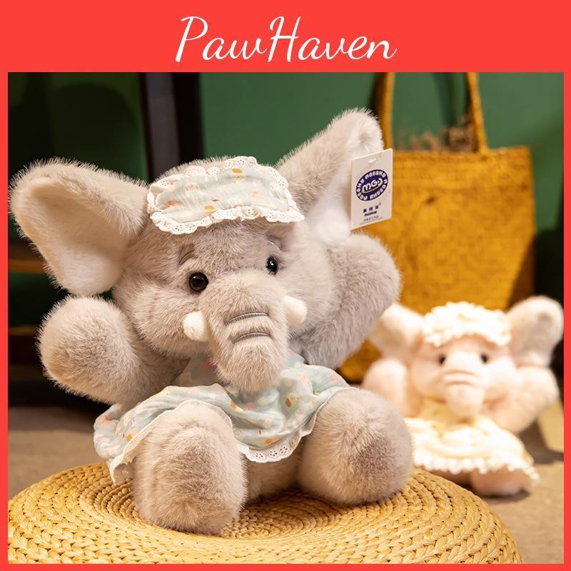 Stuffed Elephant Animal Plush Toy With Soft Material For Kids Decoration Gift