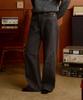 DTHIRTYONE Diagonal Relaxed Denim Pants (Washed Black)