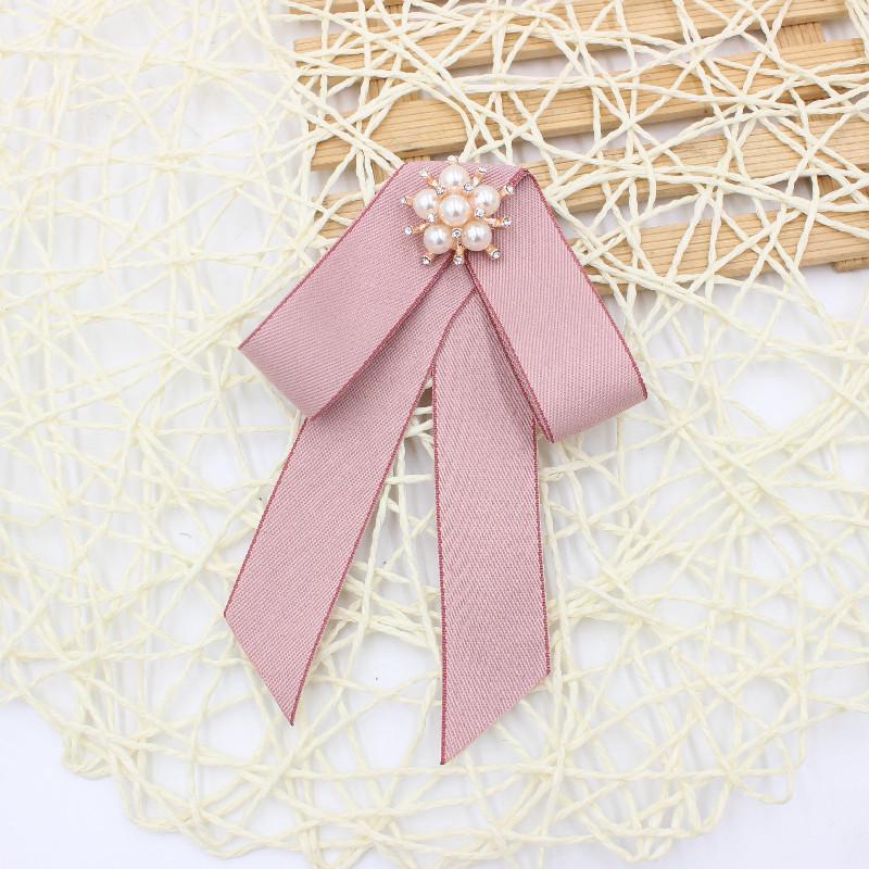 Girls  Korean Style Spring Brooch  Bow Tie Shirt Accessories
