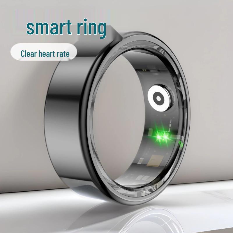 Bluetooth Smart Ring: Monitors Blood Oxygen, Heart Rate, Sleep, Steps, and Is Waterproof.