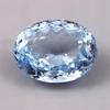 Natural Sky Blue Aquamarine 37 Ct Oval Shape Certified Loose Gemstone