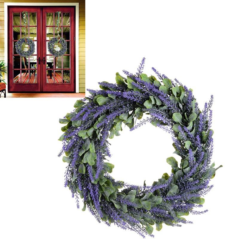 Floristry 14 Artificial Lavender Wreaths Flowers Arrangements Front Door Wall Homer Wedding Decoration Floristry 14 Artificial Lavender Wreaths Flowers Arrangements Front Door Wall Homer Wedding Decoration