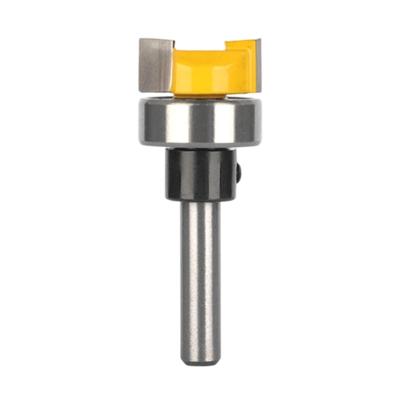 High Precise Router Bit Ball Bearing Double Edges Straight Cutter 19.05mm Tip for Accurate Trimming Milling Cutters