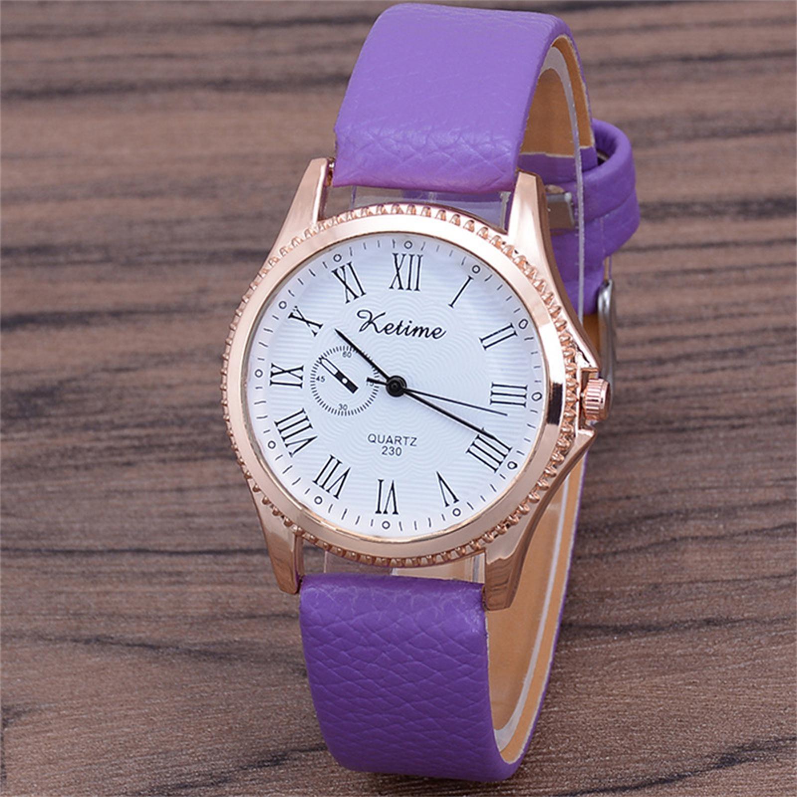 

Women Fashion Leather Watch One Size