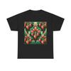 Unisex Adult T Shirt Art Deco Sunburst Classy Strawberry Opulence Wealth Rich