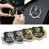 AAAAN1 Car 3D Metal Body Trunk Fender Side Window Decoration Sticker For S Fabia Rapid Superb Octavia A5 A7 2 Kodiaq Scala VRS