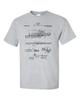 Flute Patent Blueprint Woodwind InstruUnisext Musician TShirt